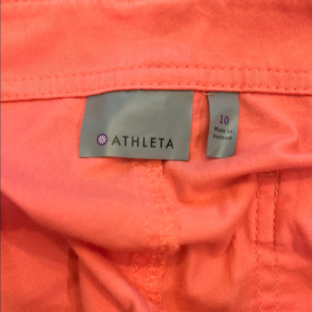 Athleta Pink Cargo Shorts Vibrant Summer Essential - Picture 4 of 4